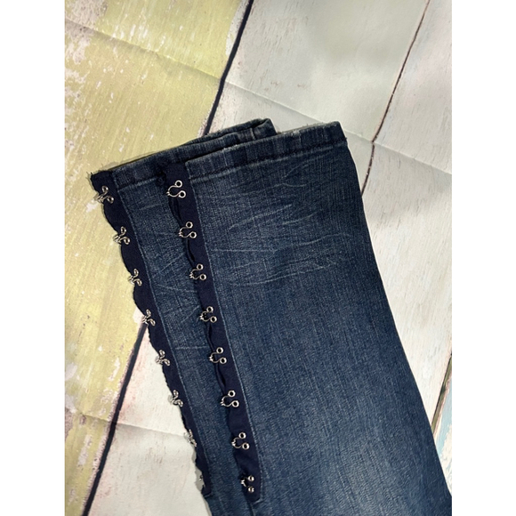 Seven 7 jeans demon size 12 mid Rise Skinny - Picture 12 of 14